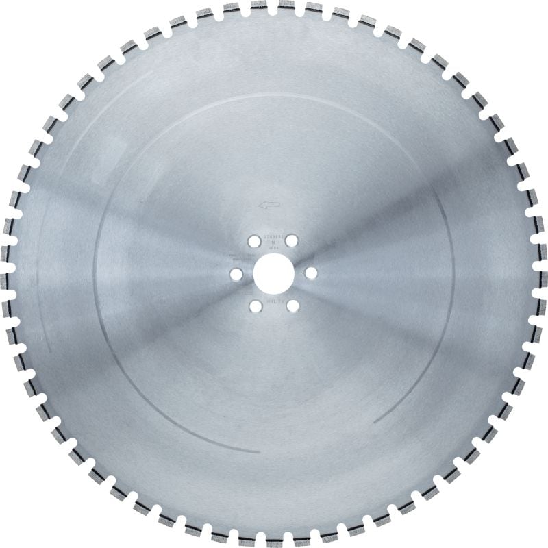 SPX MCL Equidist list za stensko žago (60H: prilega se Hilti in Husqvarna®) Vrhunski list za stensko žago (15 kW) z daljšo življenjsko dobo, ki omogoča hitrejše rezanje v armirani beton (os 60H se lahko uporablja s stenskimi žagami Hilti in Husqvarna®)