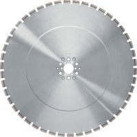 SPX MCL Equidist list za stensko žago (60HY: prilega se Hilti, Husqvarna®, Tyrolit®) Vrhunski list za stensko žago (15 kW) z daljšo življenjsko dobo, ki omogoča hitrejše rezanje v armirani beton (os 60HY se lahko uporablja s stenskimi žagami Hilti, Husqvarna® in Tyrolit®)